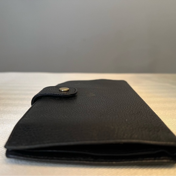 CHANEL Black Caviar Leather Timeless CC Logo Long Kisslock Wallet w/ COA - Picture 11 of 15